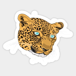 Cheetah Sticker